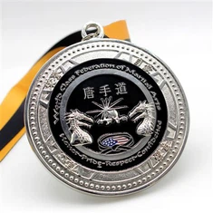 シルバーエンボステコンドーメダル